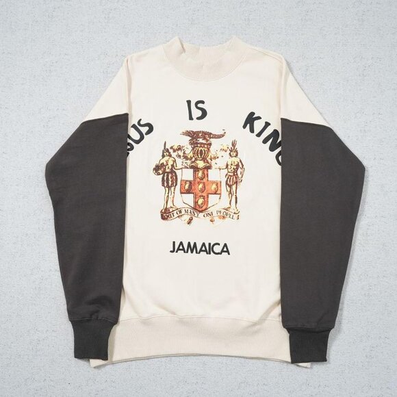 レア】Jesus is King Jamaica Kanye Crewneck Kanye West Jesus Is